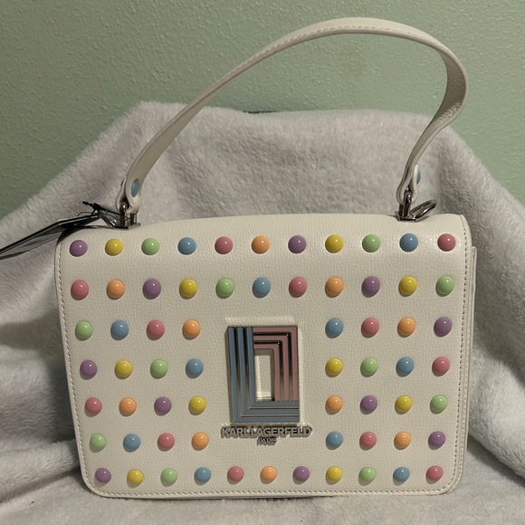 Rainbow Dot Karl Lagerfeld Handbag - Picture 5 of 9